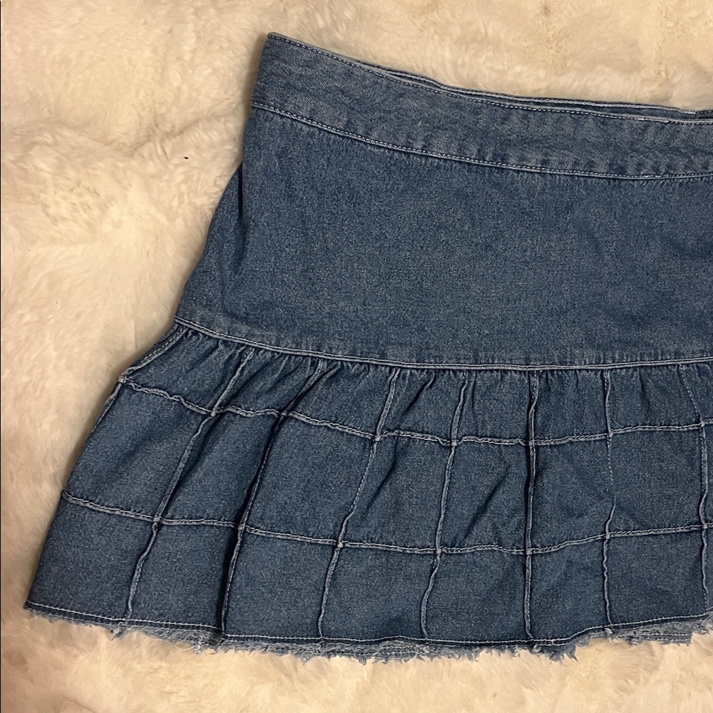BDG Cotton Denim Blue Women's Skirt